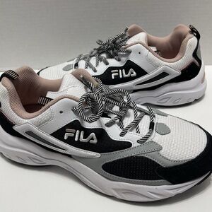 Fila White and Black Sneakers